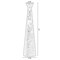 Uniquewise Brushed Paint Unique Straight Design Metal Floor Vase for Entryway, Living or Dining Room, Large QI004445.L - alternate 6